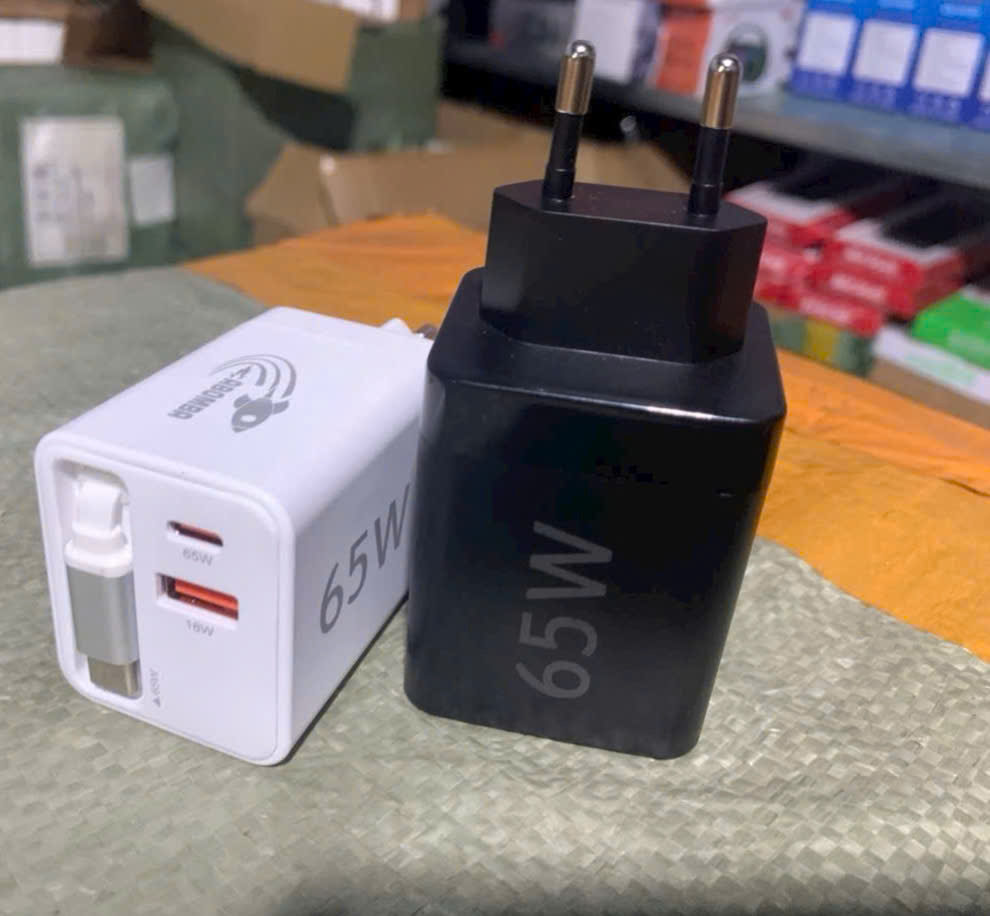 Bộ sạc nhanh GaN 65w chuẩn kèm cáp Type C